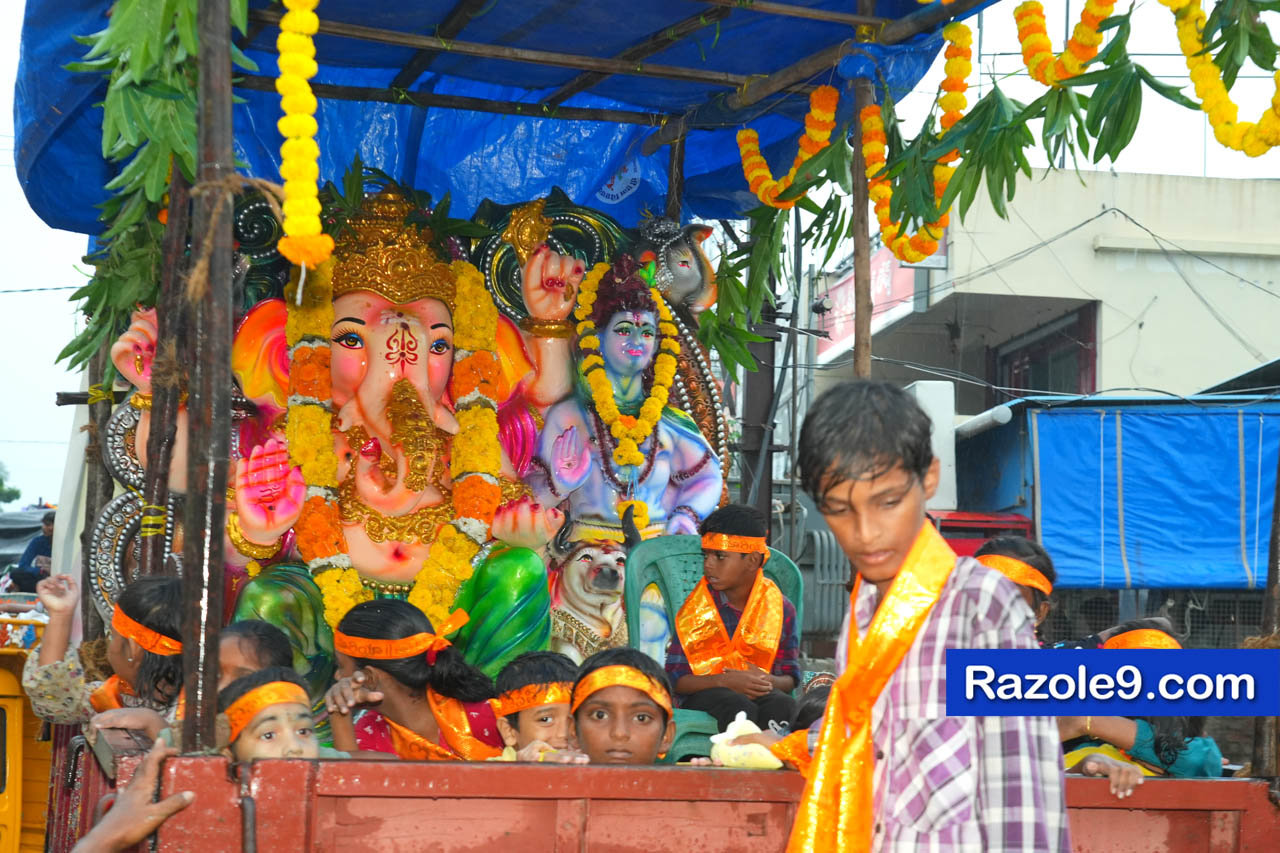 Razole Taluka Ganesh Nimajjanam